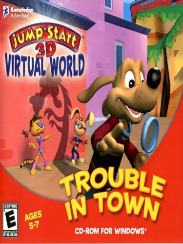 Portada de JumpStart 3D Virtual World: Trouble in Town