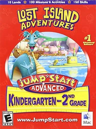 Portada de JumpStart Advanced Kindergarten: 2nd Grade – Lost Island Adventures