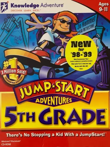 Portada de JumpStart Adventures 5th Grade: Jo Hammet, Kid Detective
