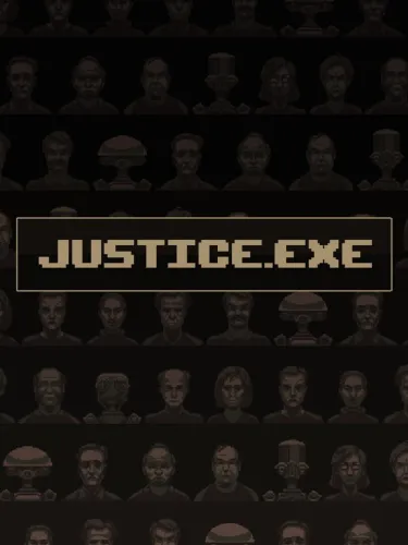 Portada oficial del videojuego Justice.exe