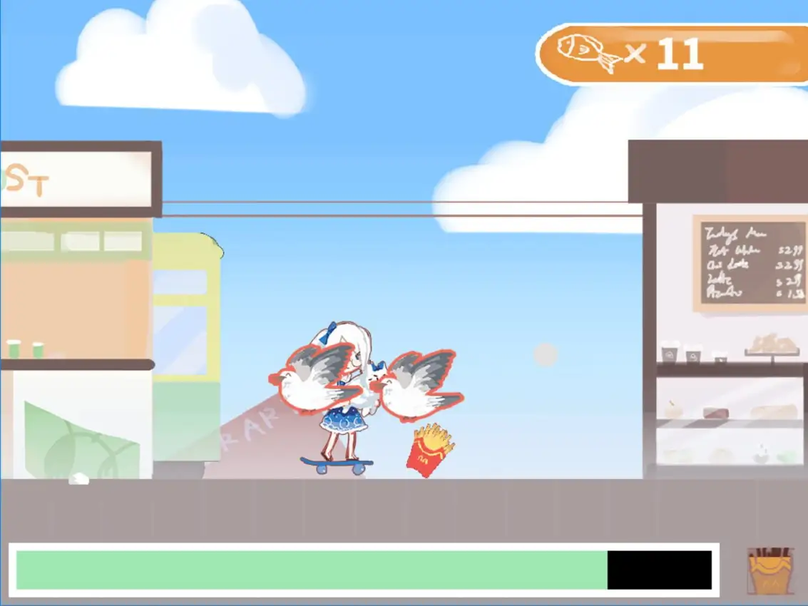 Kaidi Armed With a Cat