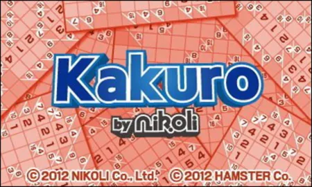 Portada de Kakuro by Nikoli