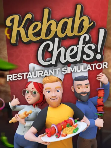 Portada oficial del videojuego Kebab Chefs!: Restaurant Simulator