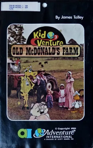 Portada de Kid-Venture 3: Old McDonald’s Farm