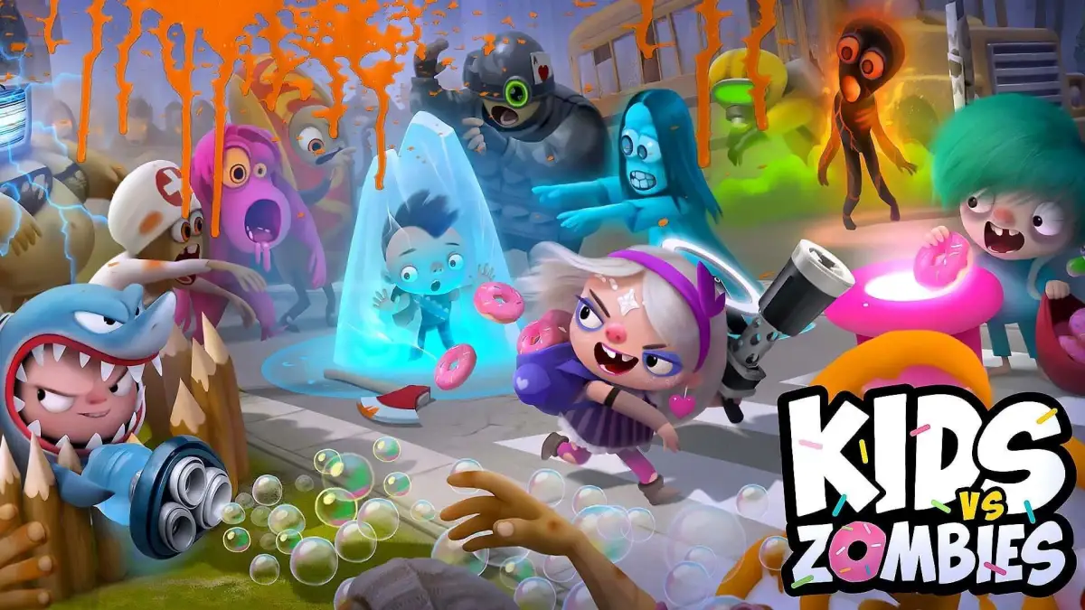 Portada de Kids vs Zombies: Donuts Brawl