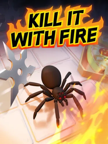Portada oficial del videojuego Kill It With Fire