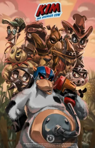 Portada de Kim the Avenger Cow