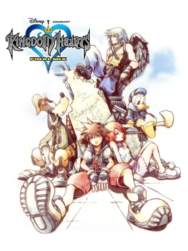 Portada oficial del videojuego Kingdom Hearts Final Mix