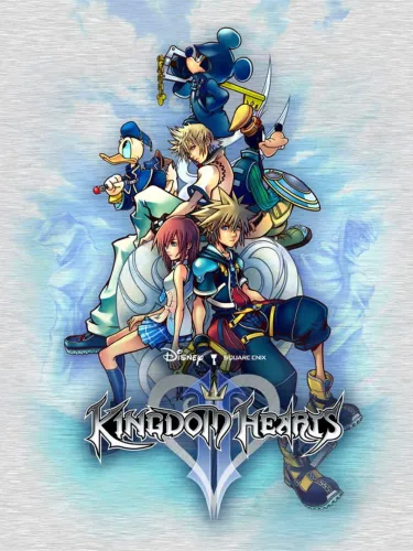 Portada oficial del videojuego Kingdom Hearts II