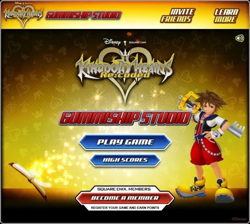 Kingdom Hearts Re:coded Gummiship Studio
