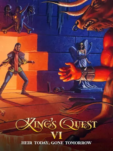 Portada oficial del videojuego King’s Quest VI: Heir Today, Gone Tomorrow
