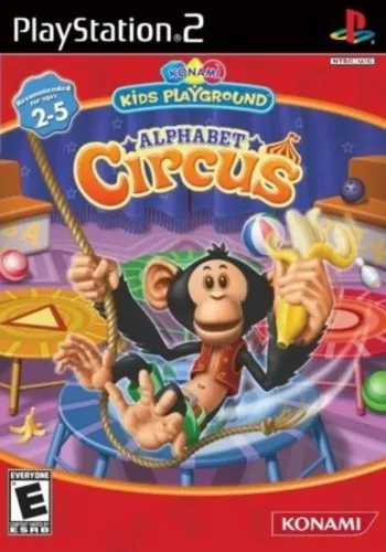 Portada oficial del videojuego Konami Kids Playground: Alphabet Circus