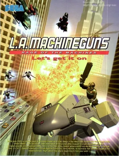 Portada de L.A. Machineguns: Rage of the Machines