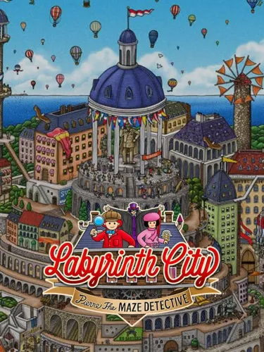 Portada oficial del videojuego Labyrinth City: Pierre the Maze Detective
