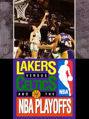 Portada oficial del videojuego Lakers versus Celtics and the NBA Playoffs