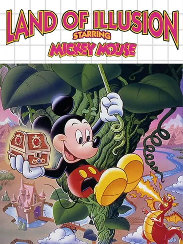 Portada de Land of Illusion Starring Mickey Mouse