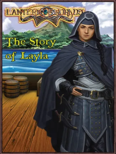 Portada de Lantern of Worlds – The Story of Layla