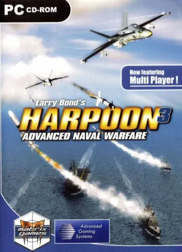Portada de Larry Bond’s Harpoon 3: Advanced Naval Warfare