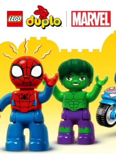 Portada oficial del videojuego LEGO Duplo Marvel