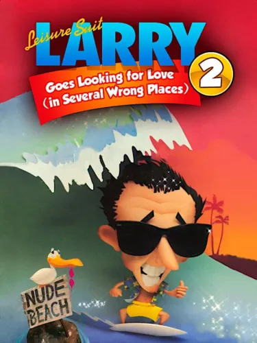 Portada oficial del videojuego Leisure Suit Larry 2: Goes Looking for Love (in Several Wrong Places)
