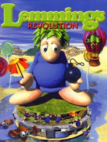 Portada de Lemmings Revolution