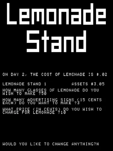 Portada de Lemonade Stand