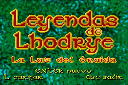 Portada de Leyendas de Lhodrye: La Luz del Druida