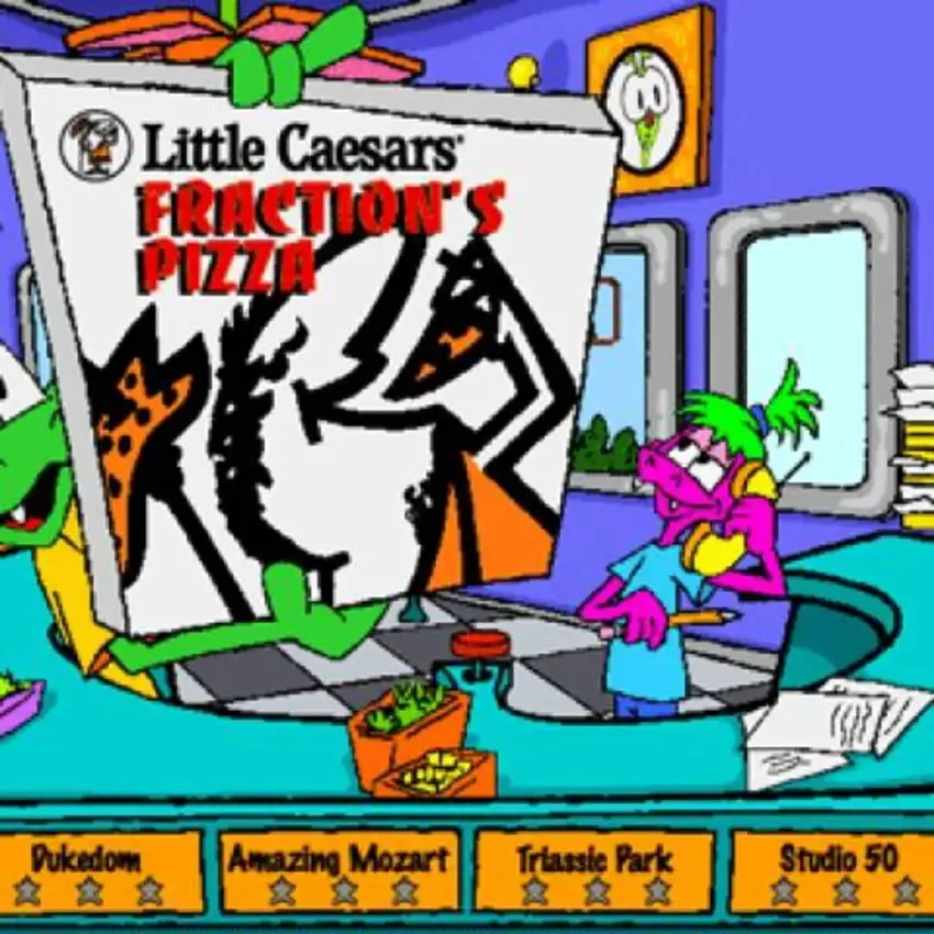 Little Caesars Fractions Pizza