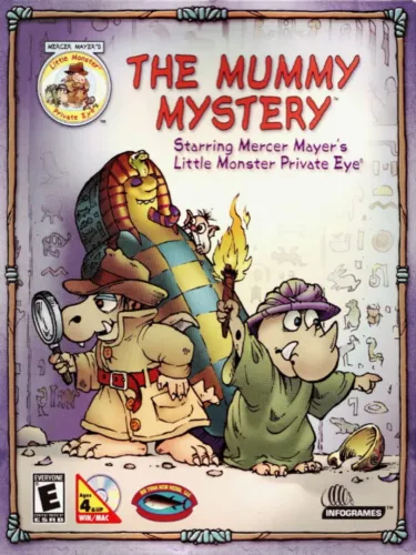 Portada oficial del videojuego Little Monster Private Eye: The Mummy Mystery
