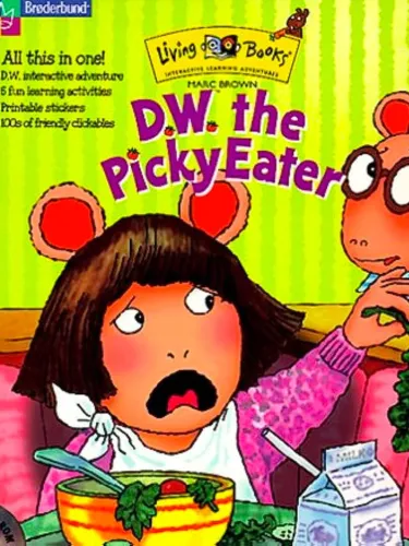 Portada oficial del videojuego Living Books: D.W. the Picky Eater