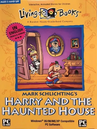 Portada oficial del videojuego Living Books: Harry and the Haunted House