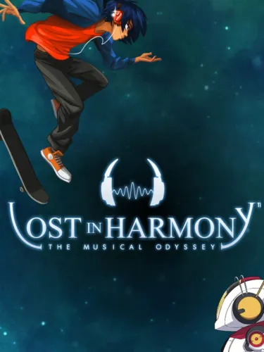 Portada oficial del videojuego Lost in Harmony