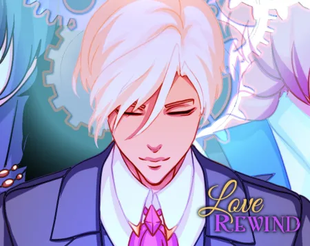 Portada oficial del videojuego Love Rewind: A Magical Time Travel Romance