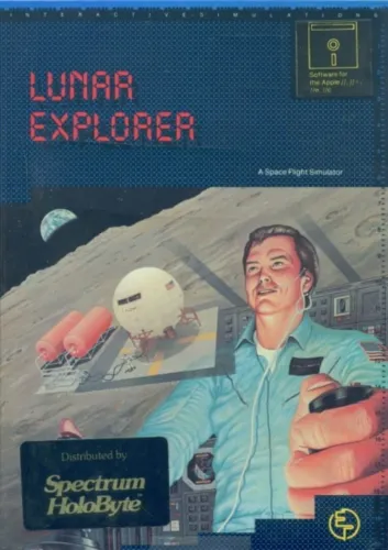 Portada de Lunar Explorer: A Space Flight Simulator