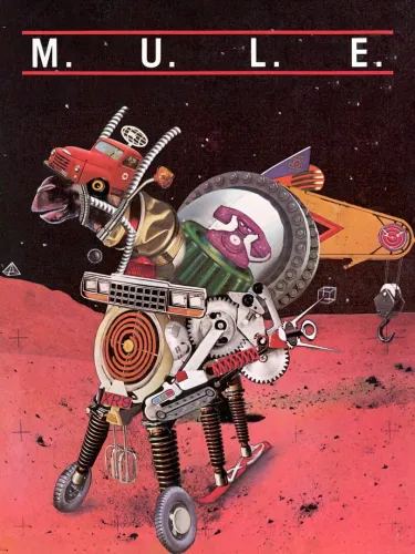 Portada oficial del videojuego M.U.L.E.
