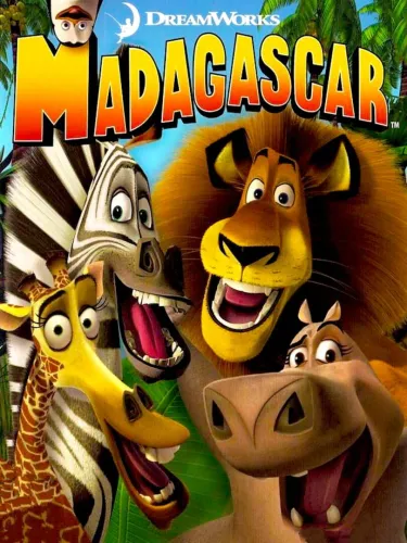 Portada oficial del videojuego Madagascar