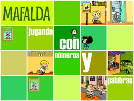 Portada de Mafalda: Jugando con Números y Palabras