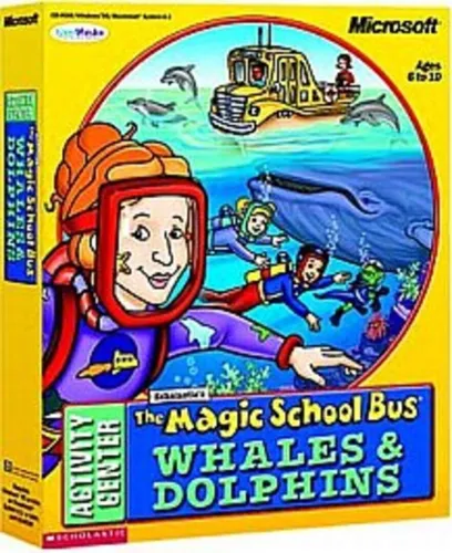 Portada de Magic School Bus Whales and Dolphins