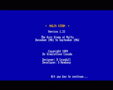 Portada de Malta Storm