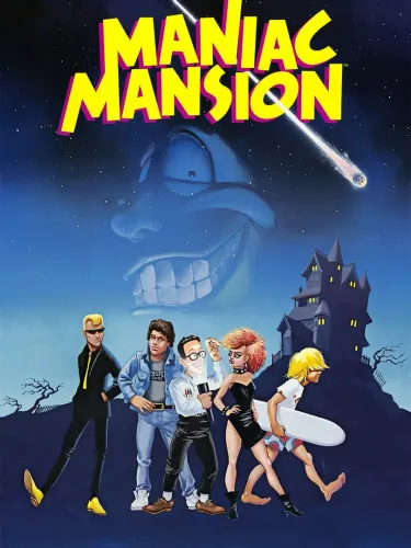 Portada de Maniac Mansion