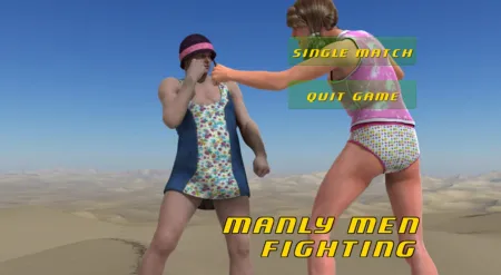 Portada de Manly Men Fighting