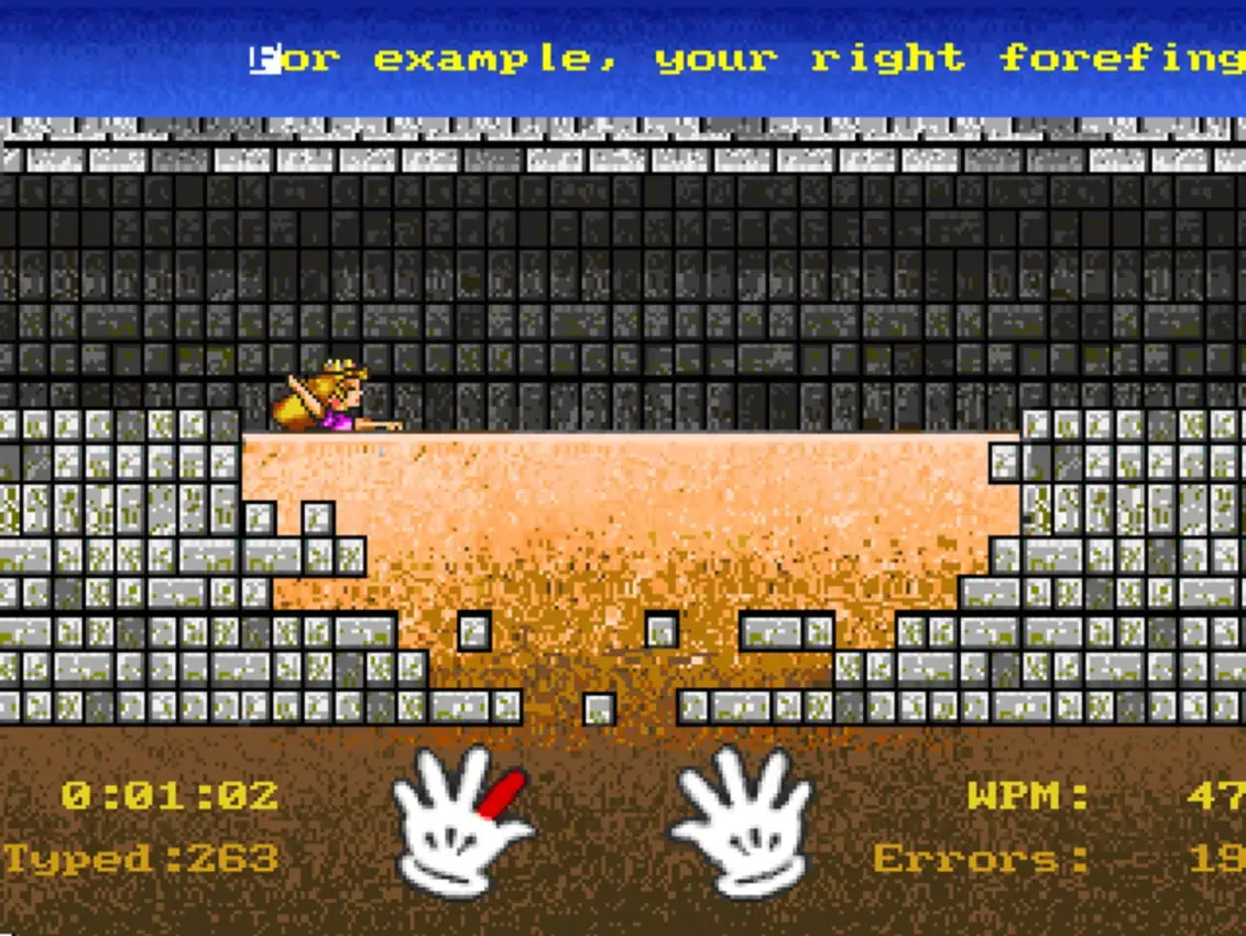 Mario Teaches Typing 2