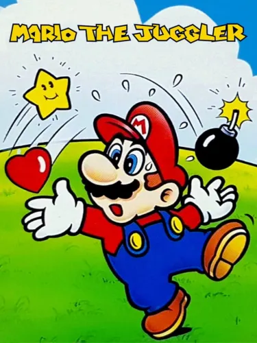 Portada oficial del videojuego Mario the Juggler