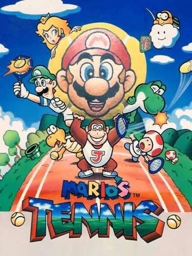 Portada oficial del videojuego Mario’s Tennis