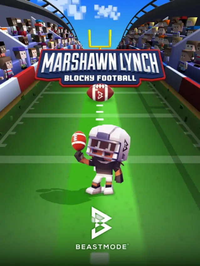 Portada de Marshawn Lynch Blocky Football