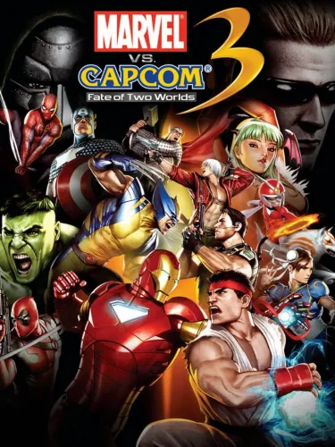 Portada oficial del videojuego Marvel vs. Capcom 3: Fate of Two Worlds