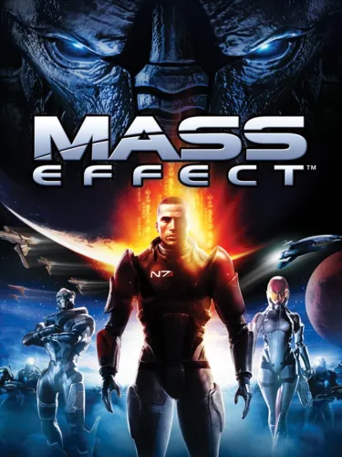 Portada oficial del videojuego Mass Effect