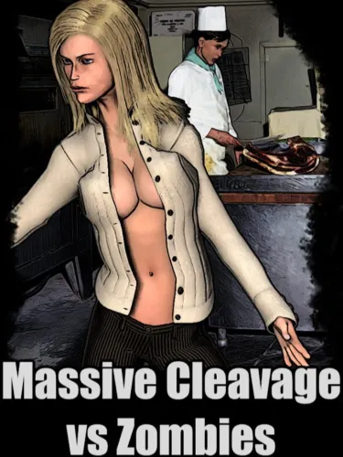Portada de Massive Cleavage vs Zombies: Awesome Edition