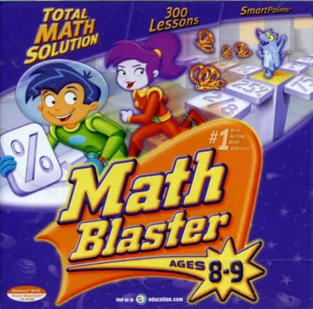 Portada de Math Blaster Ages 8-9