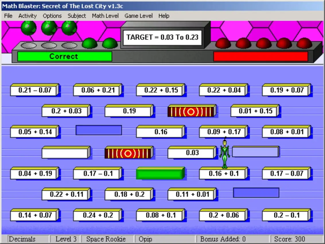 Math Blaster: Episode Two – Secret of the Lost City